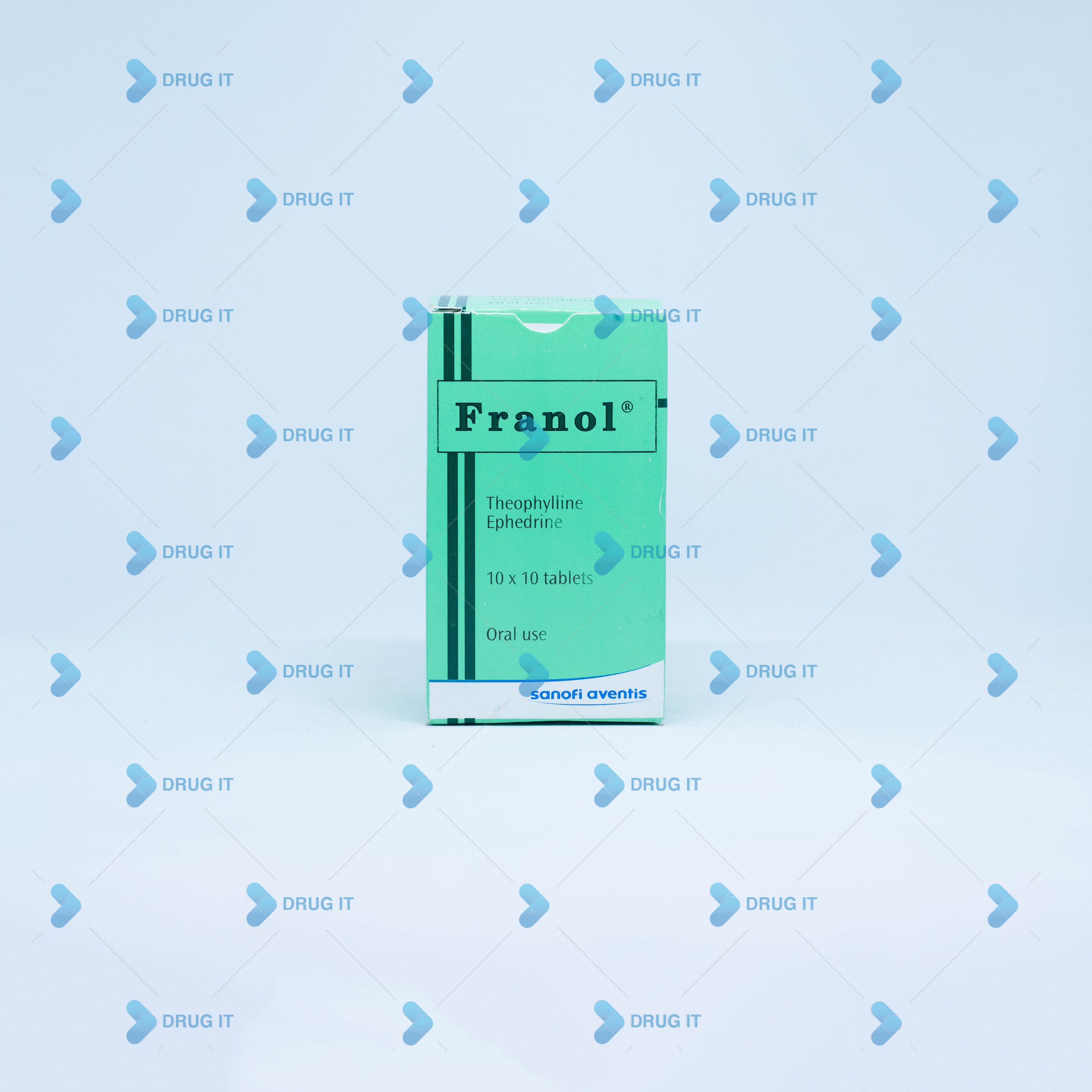 Franol 120mg, 15mg Tablet (100 Tablets)